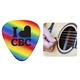 a rainbow rainbow guitar pick