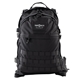 aerial view a black multi - function tactical backpack, image 1 of 3