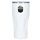 aerial view a white mega victor recycled vacuum insulated tumbler 30oz, image 1 of 8