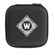 aerial view a black duo talk wireless microphone, image 1 of 8