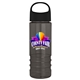 a black lid & smoke bottle salute - 24 oz bottle with oval crest lid - digital