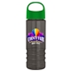 a green lid & smoke bottle salute - 24 oz bottle with oval crest lid - digital