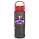 a red lid & smoke bottle salute - 24 oz bottle with oval crest lid - digital