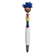 aerial view a rainbow moptoppers multicultural screen cleaner with stylus pen, image 1 of 5