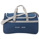 aerial view a navy breezy recycled duffle, image 1 of 2