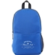 aerial view a royal blue brix recycled backpack, image 1 of 5