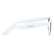 aerial view a white sun ray recycled sunglasses, image 1 of 4