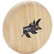 aerial view a natural fsc(r) 100 bamboo compact mirror / brush, image 1 of 6