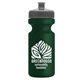 a gray lid & dark green bottle the eco - cyclist 22 oz circular bike bottles with push pull lids