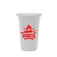 aerial view a white the varsity cup - 16 oz double - wall with white liner, image 1 of 2