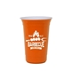 aerial view a orange the varsity cup - 16 oz double - wall with white liner, image 1 of 2