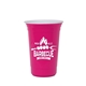 aerial view a hot pink the varsity cup - 16 oz double - wall with white liner, image 1 of 2