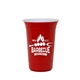 aerial view a red the varsity cup - 16 oz double - wall with white liner, image 1 of 2