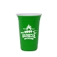 aerial view a green the varsity cup - 16 oz double - wall with white liner, image 1 of 2