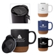 a group of kenya 14 oz ceramic mug with cork base