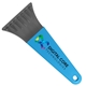 a smoke blade & cyan handle 7 ice scraper with digital imprint