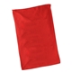 aerial view a red microfiber rally towel, image 1 of 2