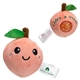 aerial view a red orange stress buster(tm) peach, image 1 of 3