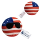 aerial view a multi color stress buster(tm) usa flag, image 1 of 3