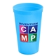 a cyan cups - on - the - go 22 oz stadium cup with digital imprint