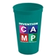 a teal cups - on - the - go 22 oz stadium cup with digital imprint