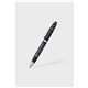 a black (pms black) wizzard executive pen with black anti - fraud ink