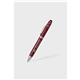 a red (pms 201 c) wizzard executive pen with black anti - fraud ink