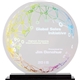 a clear/black elegant acrylic 23 recognition award