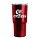 aerial view a red the carova - 18 oz stainless steel shell auto tumbler, image 1 of 2