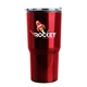 a red the carova - 18 oz stainless steel auto tumbler - full color imprint