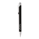 aerial view a black with black ink aluminum souvenir amor pen, image 1 of 5