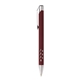 aerial view a red with black ink aluminum souvenir amor pen, image 1 of 5