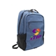aerial view a slate blue otaria computer laptop backpack, full color digital, image 1 of 2