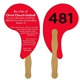 a group of comma auction hand fan full color - paper products
