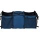 aerial view a navy tailgater cooler trunk organizer, image 2 of 2