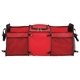 aerial view a red tailgater cooler trunk organizer, image 2 of 3