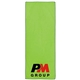 aerial view a lime green chillax rpet cooling towel, image 1 of 3