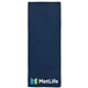 aerial view a navy blue chillax rpet cooling towel, image 1 of 3