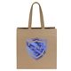 aerial view a brown kraft tuscan(tm) eco kraft - brown eurotote w / foil print, image 1 of 3
