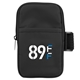 aerial view a black take along bottle buddy water bottle pouch, image 1 of 3