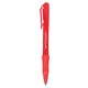 aerial view a red slim recycled abs gel pen, image 1 of 6