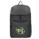 aerial view a dark gray merchant craft repreve 15 computer backpack, image 1 of 11