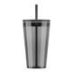 aerial view a black 22 oz tritan(tm) tumbler, image 1 of 5
