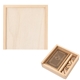 aerial view a natural playing card dice set, image 1 of 4
