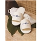 a group of waffle weave slippers