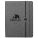 aerial view a gray wenger rpet zippered padfolio, image 1 of 4