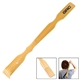 a group of bamboo handheld back scratcher