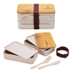 a group of savory lunch box set