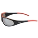 aerial view a silver lens bouton(r) flashfire silver mirror glasses, image 1 of 3