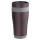 aerial view a red merlot 499 c tumbler with steel coated color trim shell - 16 oz, image 1 of 2